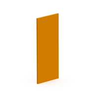 Double Door 3 Point Locking Left 600x2200mm Orange Eltech