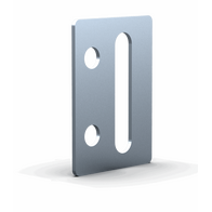 Flat Cam Receiver for Escutcheon Door Eltech