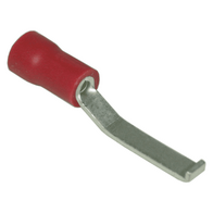 Pre-Insulated Lip Blade Terminal Twin 3.0mm Red Pack of 100 Eltech