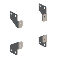 Mounting Plate Fixing Brackets M Type Set of 4 Eltech