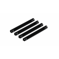 Outer Profile 200mm Black Set of 4 Eltech