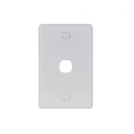 Switch Plate 1 Gang Vandal Proof Puma White Trader