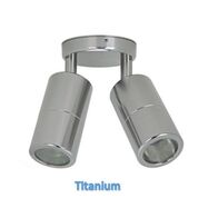 Double adjustable spot Titanium