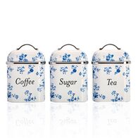 3 Piece Canister Set China Rose Laura Ashley