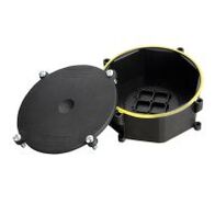 Manifold Box 100x40mm Nylon Max M32 Entry Black Yellow Adaptaflex