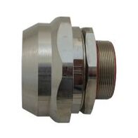 EMI Straight Fixed Fitting 54mm M50 Nickel Brass Adaptaflex