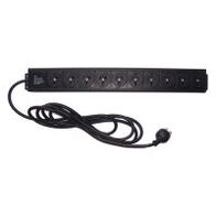 10 Outlet Vertical Rack PDU Unswitched 3m Lead Redback