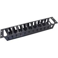 2RU Cable Management Panel with Cap 19in Redback