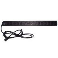 Rack PDU 15 Way IEC C13 3m Lead No Main Switch Redback