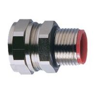 SPL Straight Fixed Fitting 25mm PG21 Nickel Brass Adaptaflex