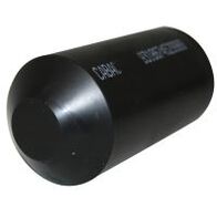 Heat Shrink End Cap 55-23mm 140mm Long Black Cabac