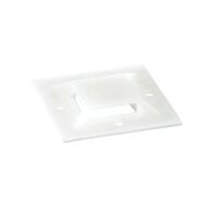 Cable Tie Mount 50mm Self Adhesive Natural Pack of 500 Ty-Rap