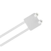Cable Tie ID Double Strap 184x4.8mm Natural Pack of 500 Ty-Rap