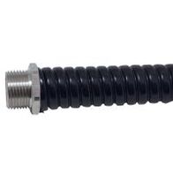Liquid Tight Conduit Connector Straight Fixed M40 NP Brass Cabac