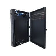 4RU Vertical Wall Mount Cabinet Vented Door 800mm Depth Redback