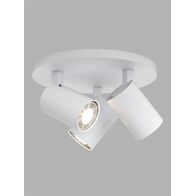 3 LIGHTS ON THE ROUND PLATE WH