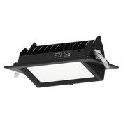 38W SHOPLIGHTER RECT. 3-5000K BK