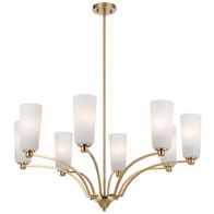 Pendant Light 8 Light E27 910mm Antique Gold Alabastro Brevan Telbix