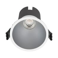 LED Downlight 6-10W 3000K 85mm Cut-Out White Silver Brex Telbix