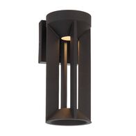 Outdoor Wall Light LED 16W 3000K IP44 Black Sand Brixon Telbix