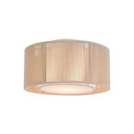 Batten Fix Light B22 300mm Natural Rope White Cusco Telbix