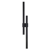 Outdoor Wall Light 2 Light LED 40W Tri-Colour Black Sand Ebiza Telbix