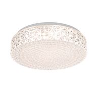 Oyster Light LED 50W 3000K 5000K Dimmable White Clear Eltz Telbix