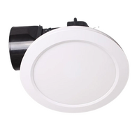 Exhaust fan round WITH light 240