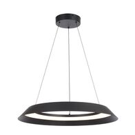 Pendant Light LED 37W 3000K Dimmable 580mm Black Sand Hovin Telbix