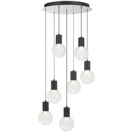 Pendant Light LED 40W 4000K Dimmable 500mm Nickel Clear Invar Telbix