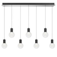 Bar Pendant Light LED 40W 4000K 1330mm Nickel Clear Invar Telbix