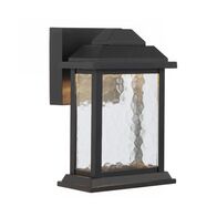 Outdoor Wall Light LED 12W 3000K 240mm Black Sand Jovaro Telbix