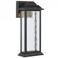 Outdoor Wall Light LED 12W 3000K 380mm Black Sand Jovaro Telbix