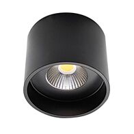 Surface Mount Downlight LED 20W 3000K Dimmable Black Keon Telbix