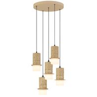 Pendant Light LED 30W 2700K 4000K 410mm Bianco White Kolisa Telbix