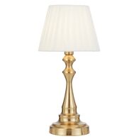 Touch Table Lamp E14 Antique Gold Ivory Loren Telbix