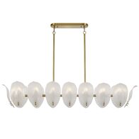 Pendant Light E27 160mm Matt Brass Clear Rotif Telbix