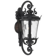 Outdoor Wall Light E27 IP44 540mm Black Clear Pedral Telbix