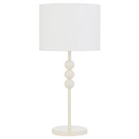 Table Lamp E27 Inline Switch Beige Ivory Poetix Telbix