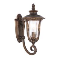 Outdoor Wall Light E27 IP44 400mm Bronze Clear Ramiro Telbix