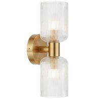 Wall Light 2 Light E14 Black Smoke Riven Telbix