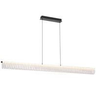 Pendant Light LED 38W Tri-Colour Dimmable 1500mm Black Romay Telbix
