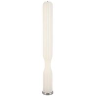 Floor Lamp LED 24W 4000K Foot Switch Nickel White Sagero Telbix