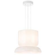Pendant Light CB Kit LED 2x10W 3000K Dimmable 430mm Opal Skapa Telbix