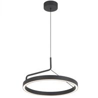 Pendant Light LED 20W Tri-Colour 405mm Black Sand Truvon Telbix
