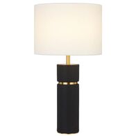 Table Lamp E27 Inline Switch Green Antique Gold Valda Telbix