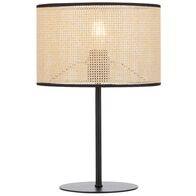Table Lamp E27 Inline Switch White Natural Velice Telbix