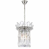 Pendant Light 3 Light E14 260mm Chrome Crystal Virell Telbix