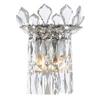 Wall Light 2 Light E14 Chrome Crystal Virell Telbix