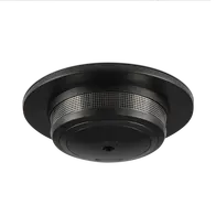 Wireless 10 Year Photoelectric Smoke Alarm RF Black Finish Cavius